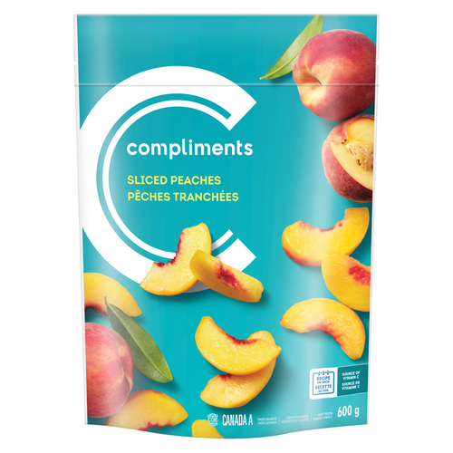 Compliments Frozen Sliced Peaches