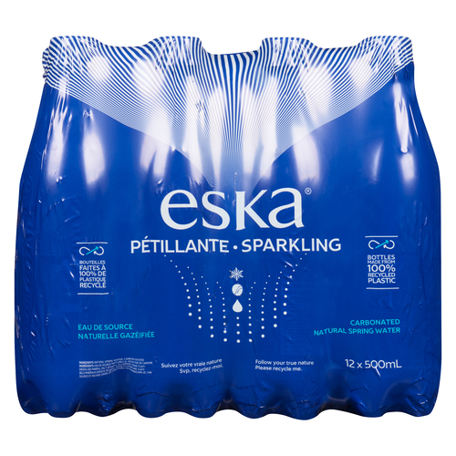 Buy Eska Sparkling Carbonated Natural Spring Water 12 x 500 ml (bottles ...