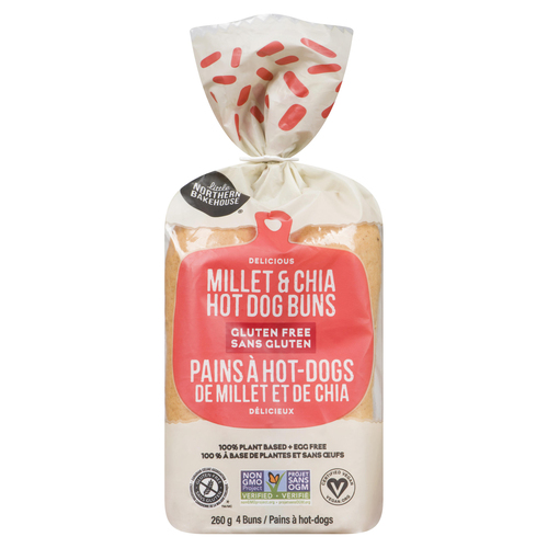 Little Northern Bakehouse Hot Dog Buns Millet & Chia