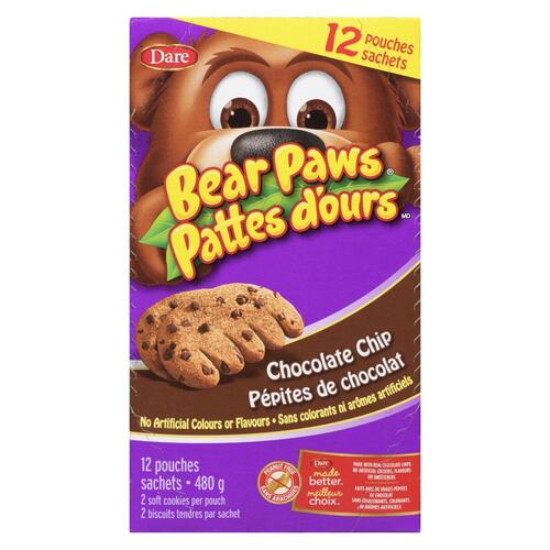 Dare Bear Paws Peanut-Free Cookies Brownie
