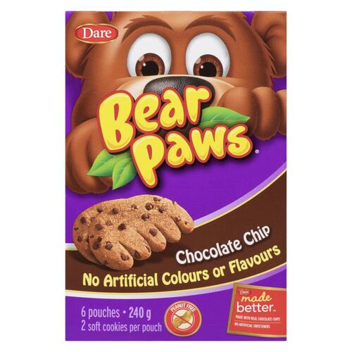Dare Bear Paws Chocolate Chip Cookies