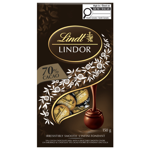 Lindt Lindor Chocolate Truffles 70% Cacao Extra Dark
