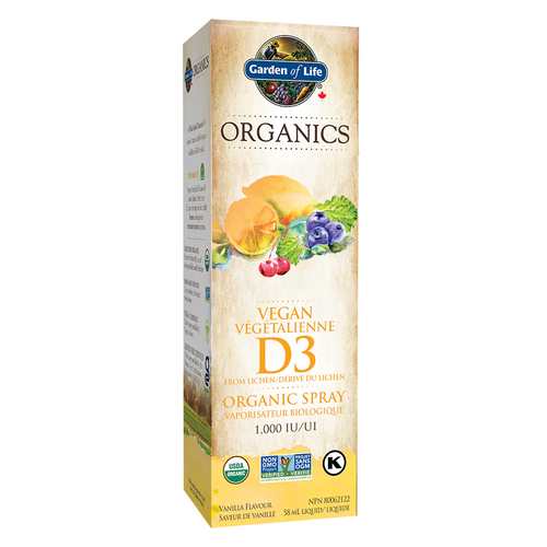 Garden of Life Organics Vitamin D3 Spray