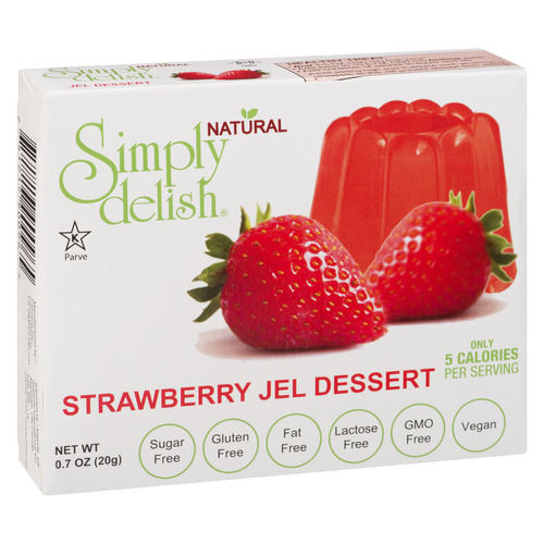 Buy Simply Delish Gluten-Free Vegan Jel Dessert Strawberry 20 g