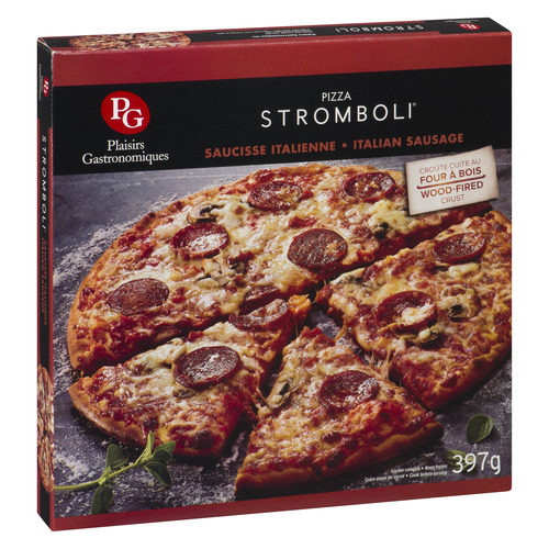 Plaisirs Gastronomiques Frozen Stromboli Pizza Italian Sausage