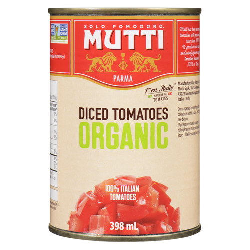 Mutti Organic Diced Tomatoes