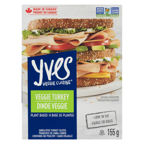 Buy Yves Veggie Cuisine Low In Fat Plant Based Turkey Slices 155 g
