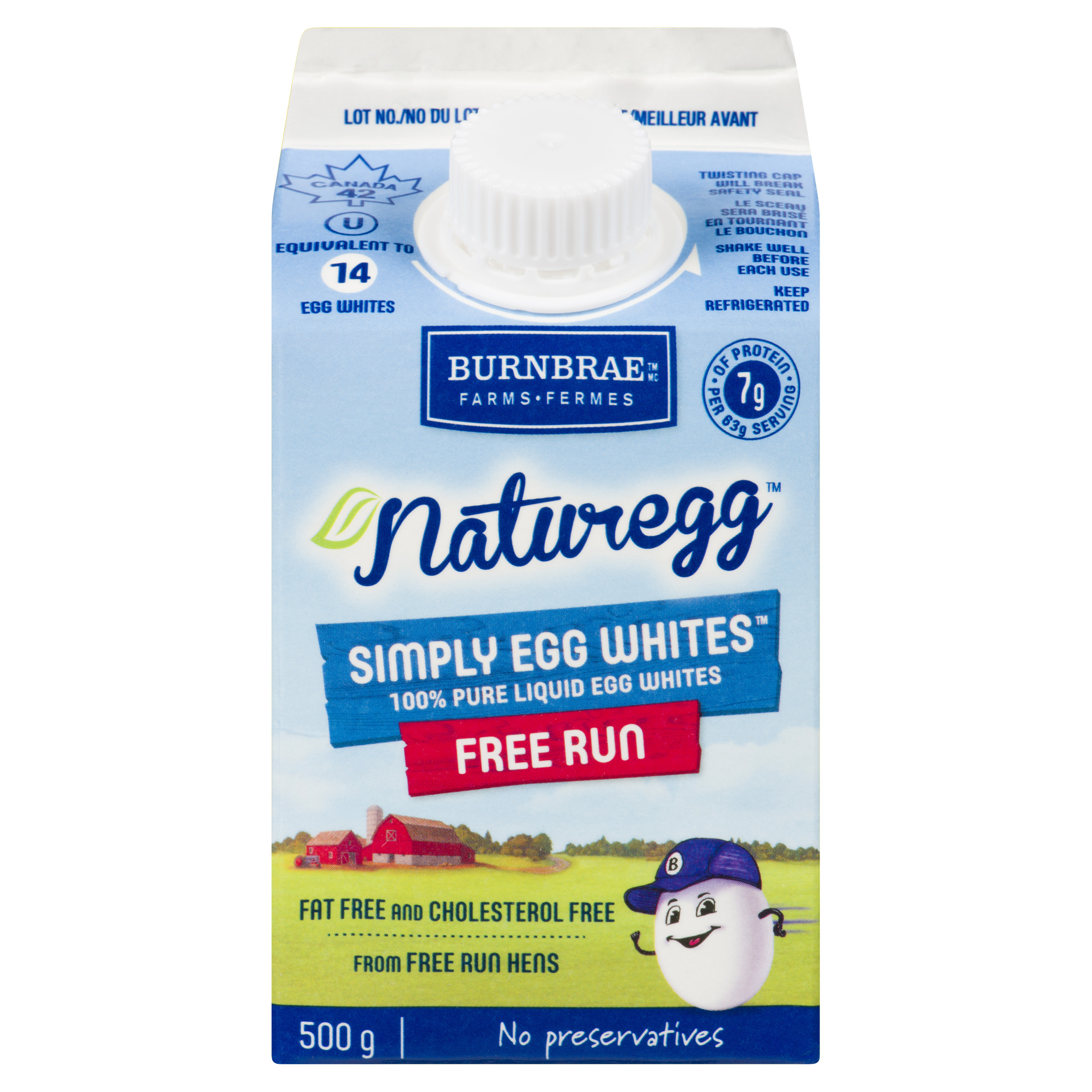 Buy Burnbrae Farms Naturegg Simply Egg Whites Free Run 500 g | Thrifty ...