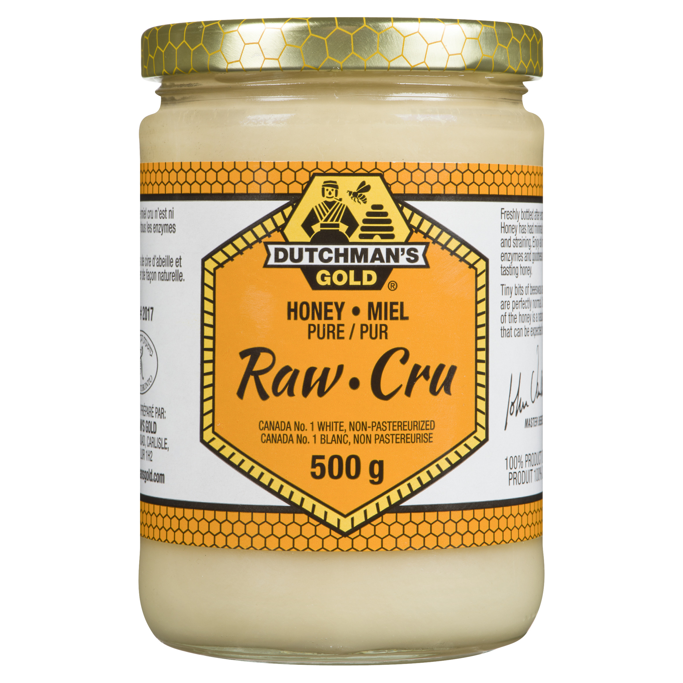 Buy Dutchman's Gold Honey Raw 500 g | Foodland