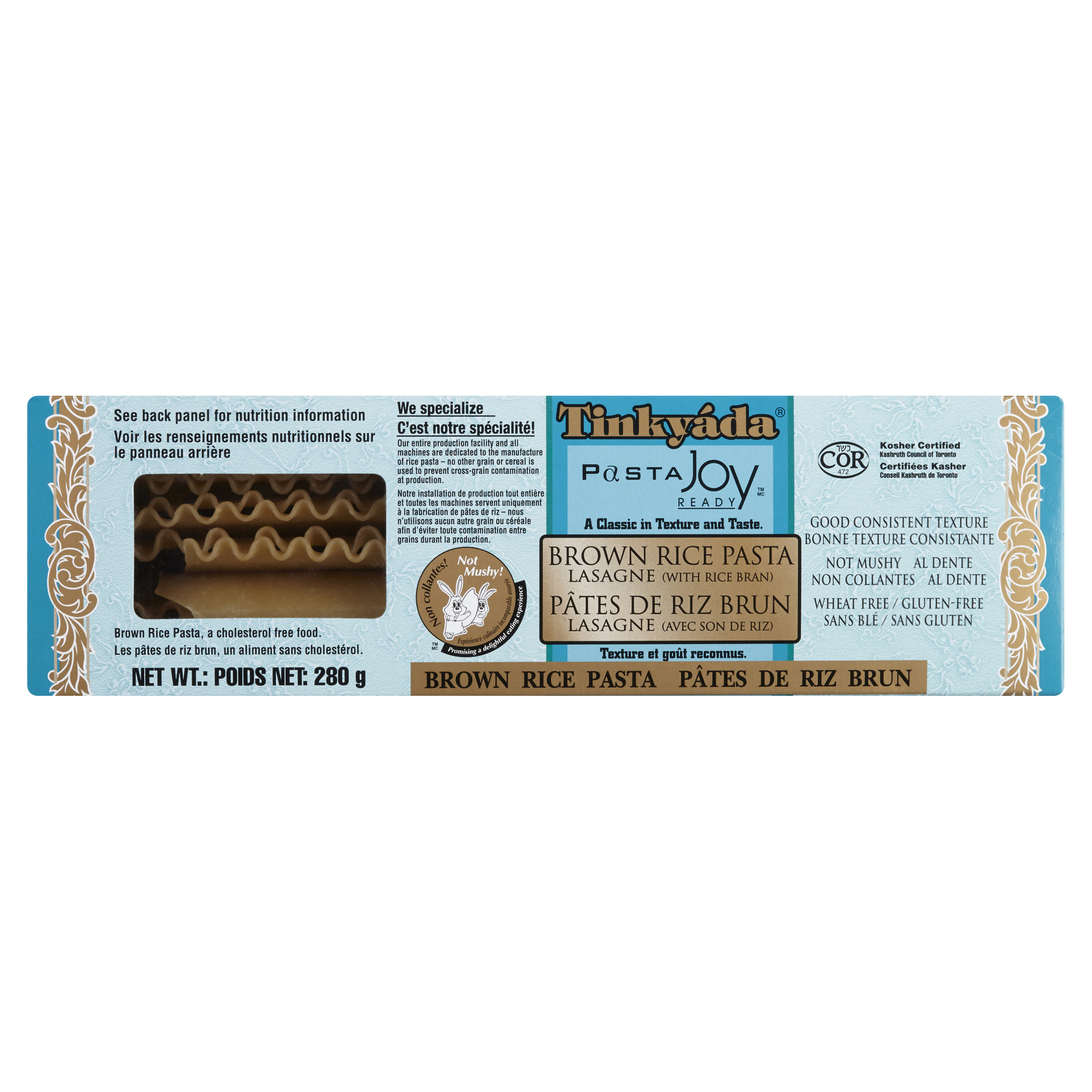Tinkyada Gluten-Free Brown Rice Lasagna