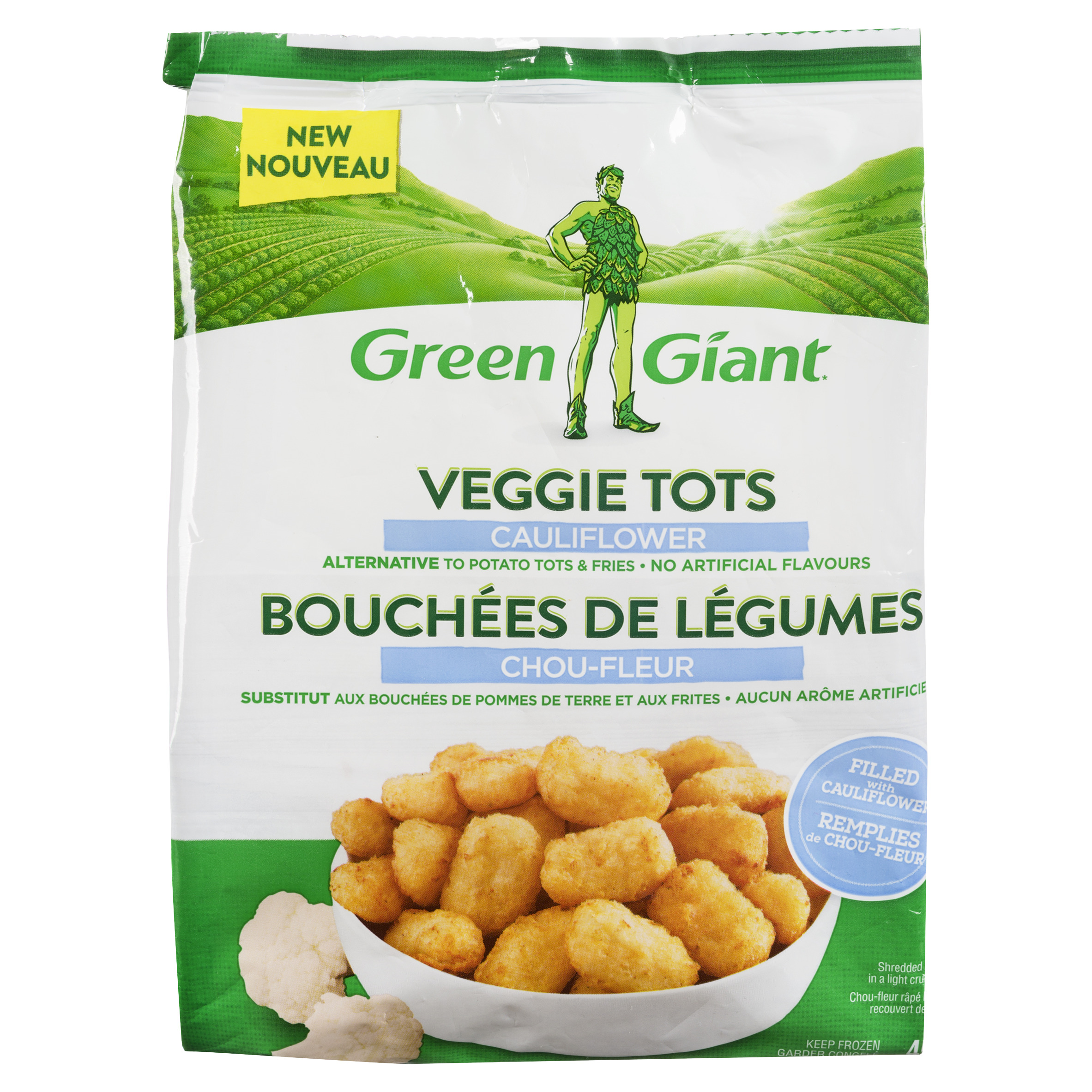 Green Giant Frozen Veggie Tots Cauliflower