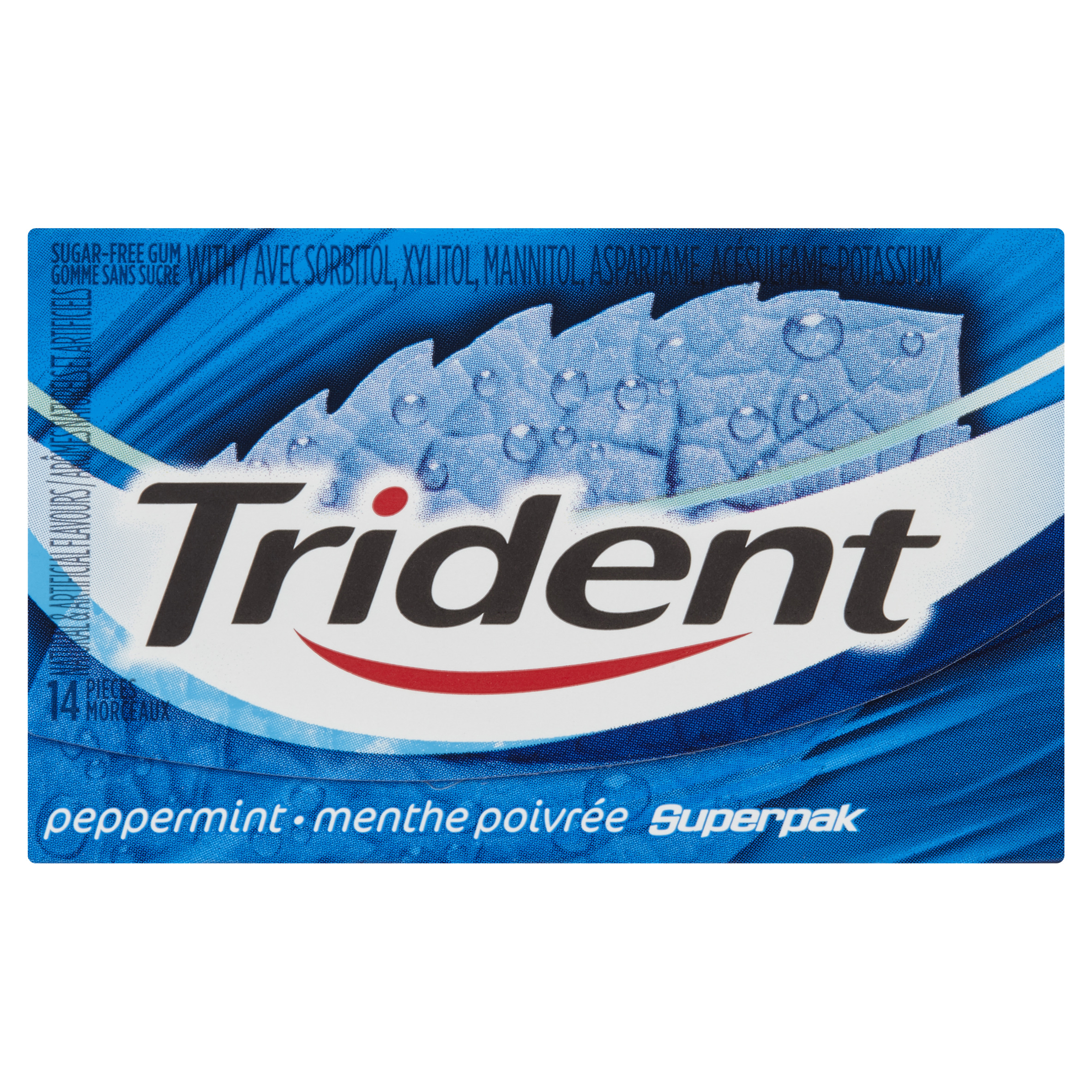 Trident Gum Sugar Free Superpak Freshmint