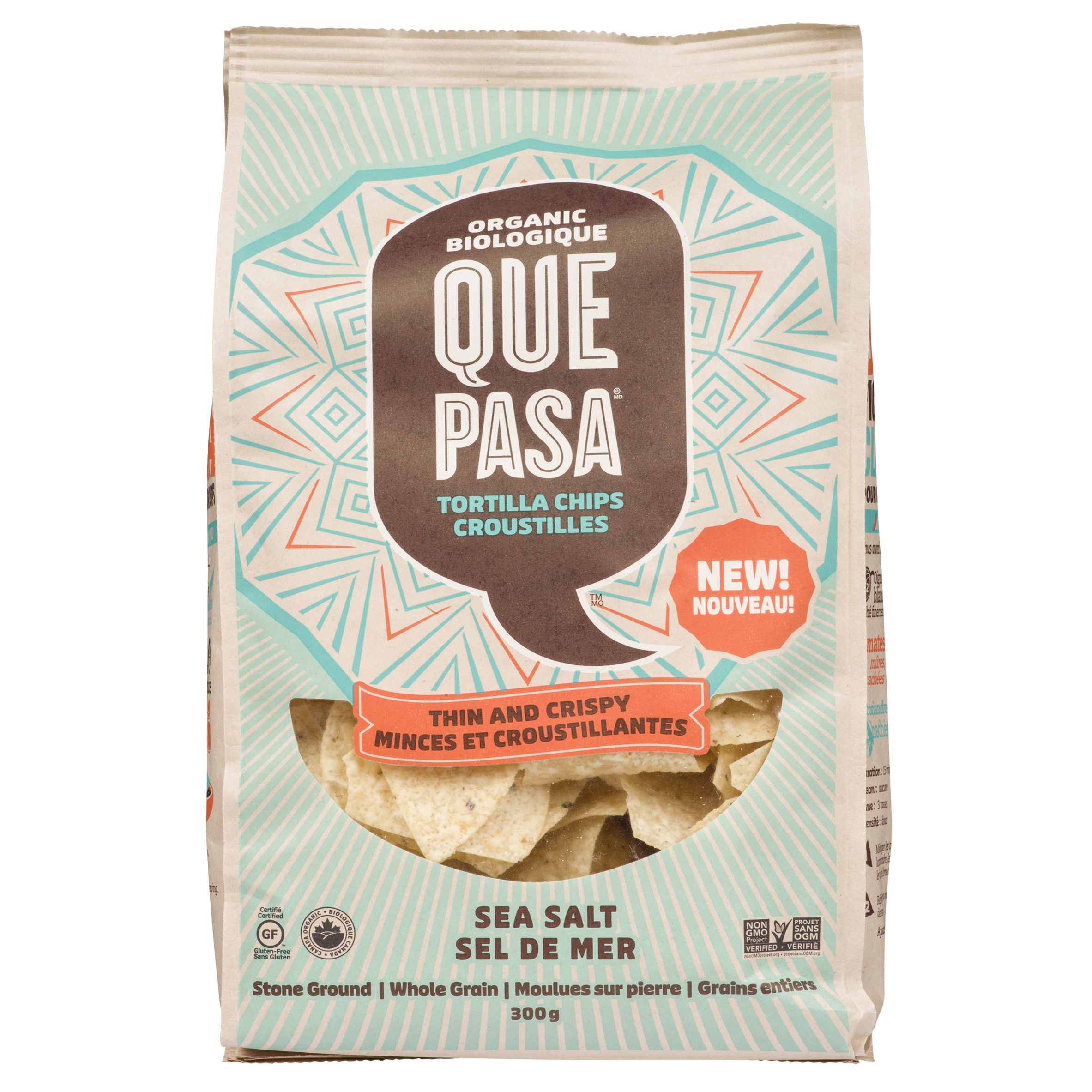 Que Pasa Organic Thin & Crispy Twist of Lime Tortilla Chips
