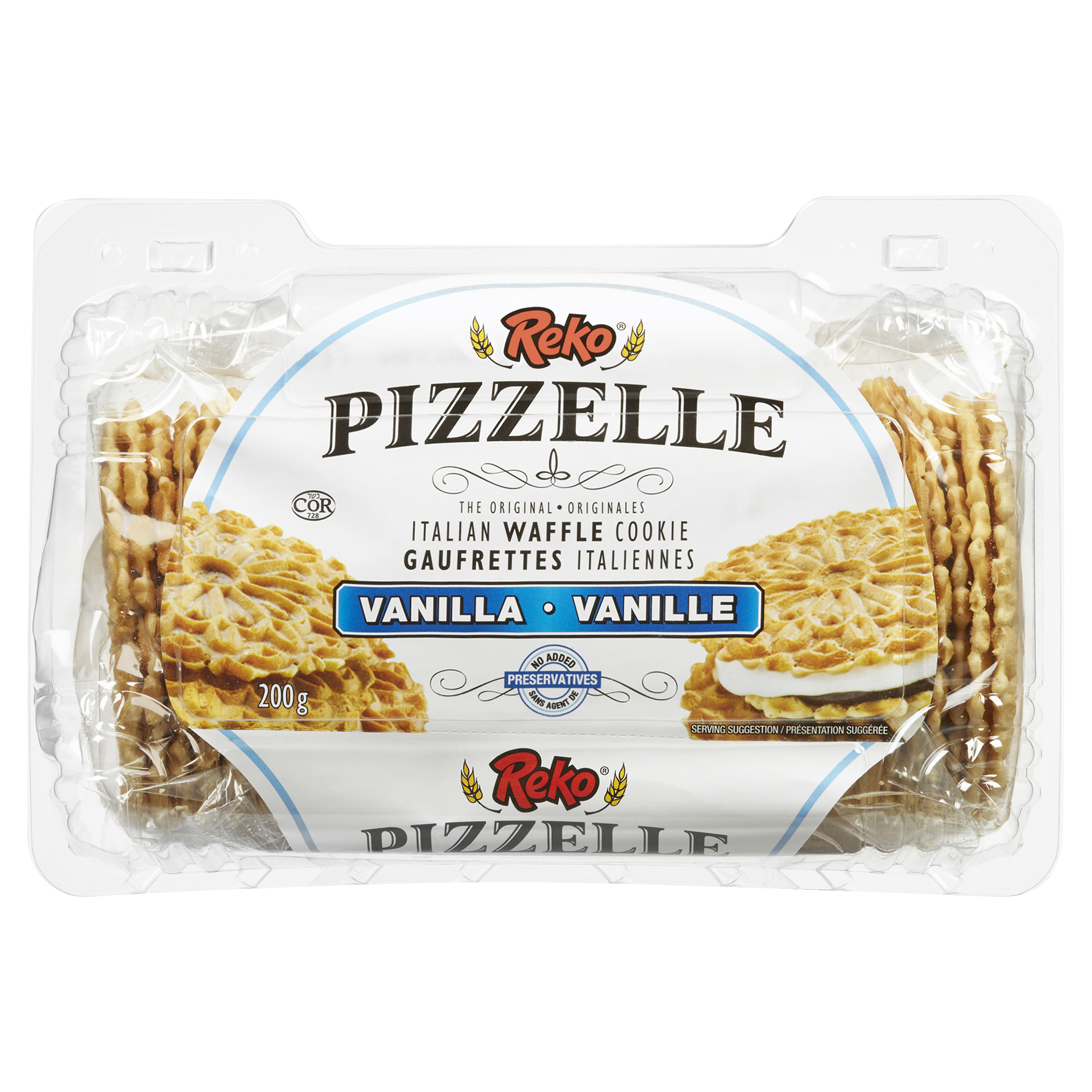 Reko Italian Vanilla Pizzelle Wafers