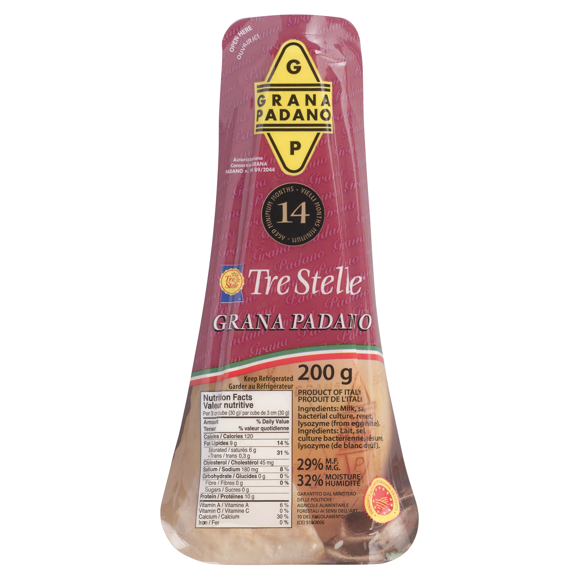 Tre Stelle Grana Padano Cheese