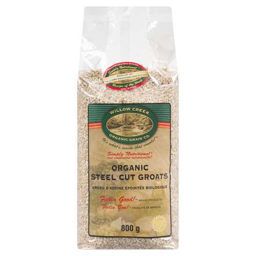 Buy Willow Creek Organic Steel Cut Groats 800 g | Sobeys Inc.