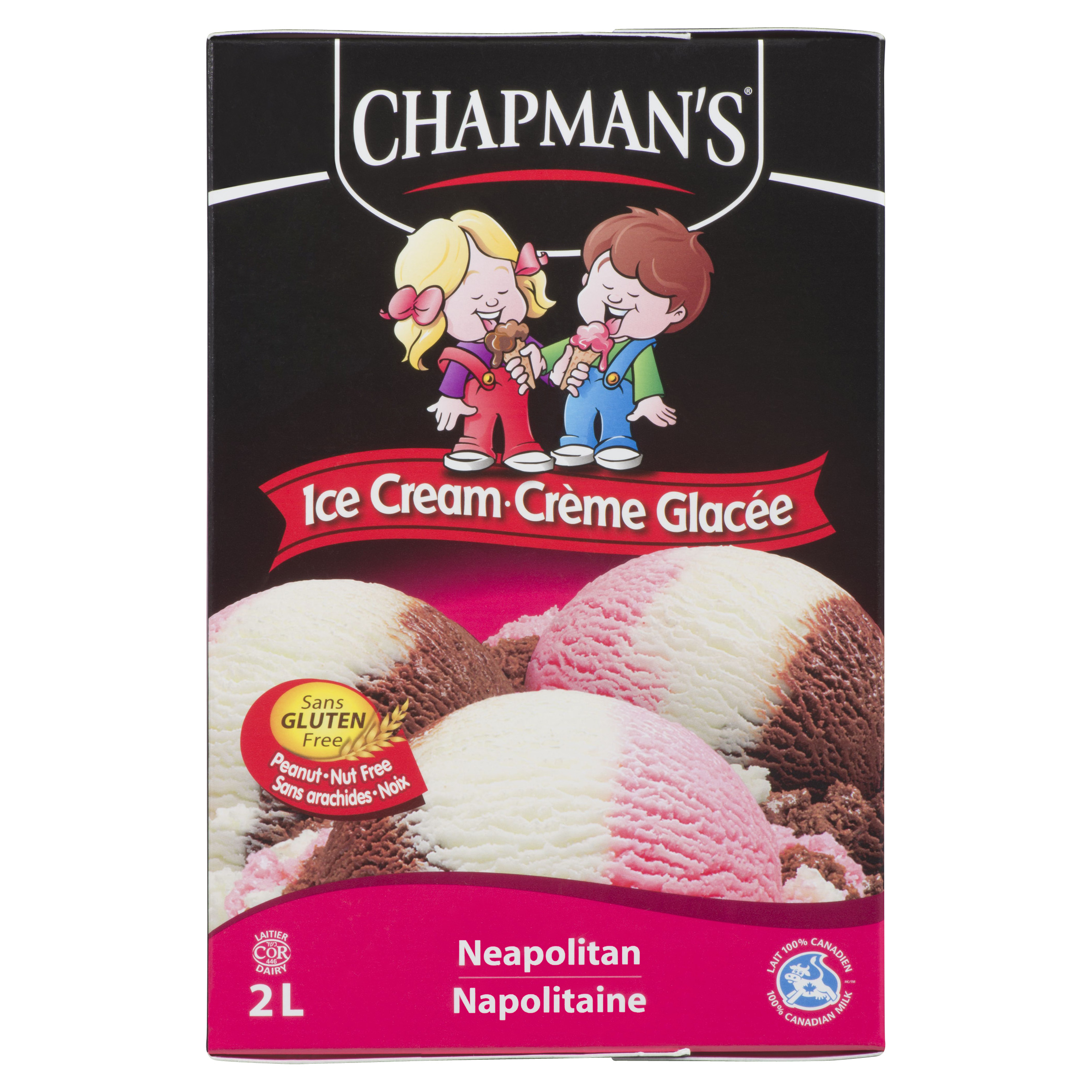 Buy Chapman's Gluten-Free Ice Cream Neapolitan 2 L | Thrifty Foods