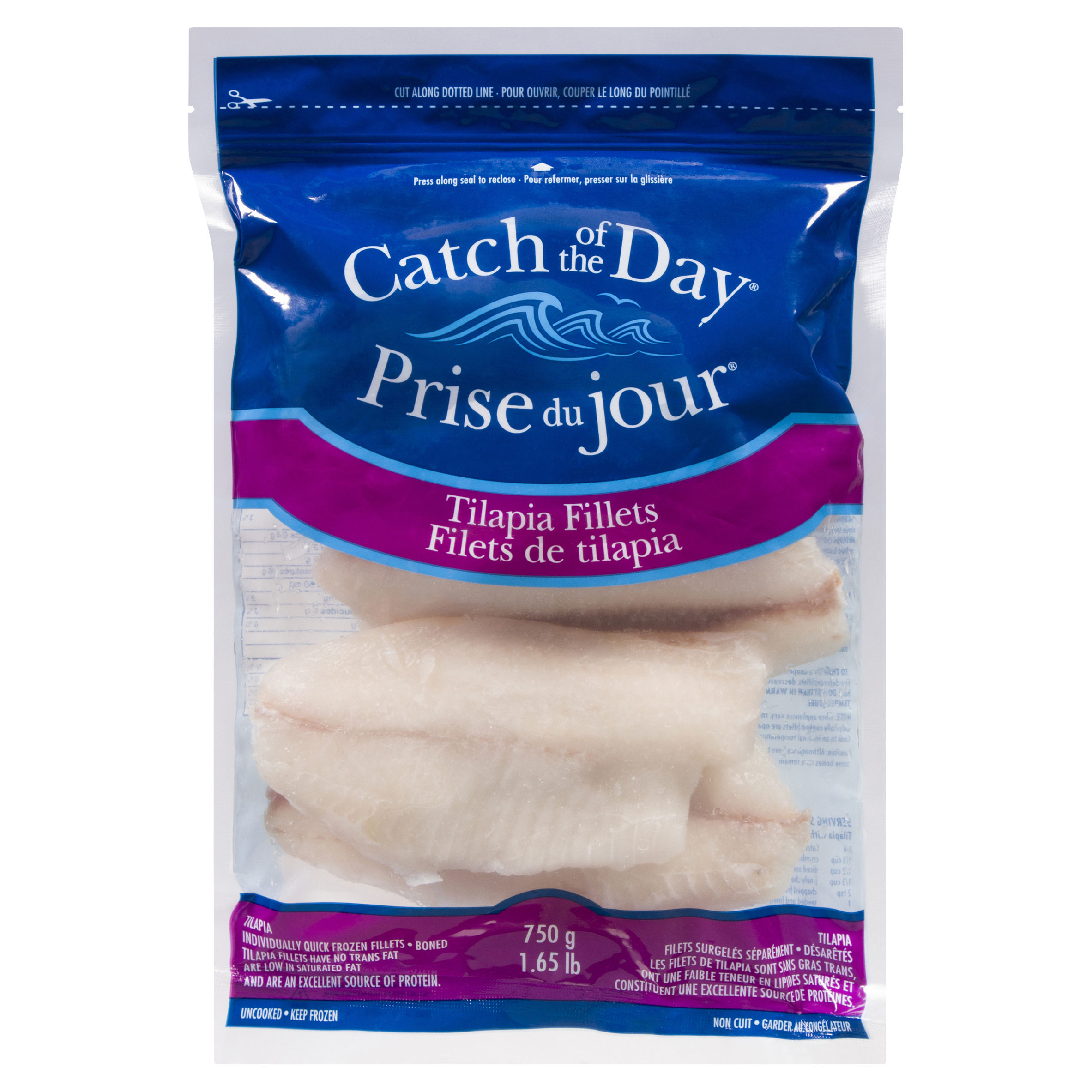Catch Of The Day Frozen Tilapia Filets
