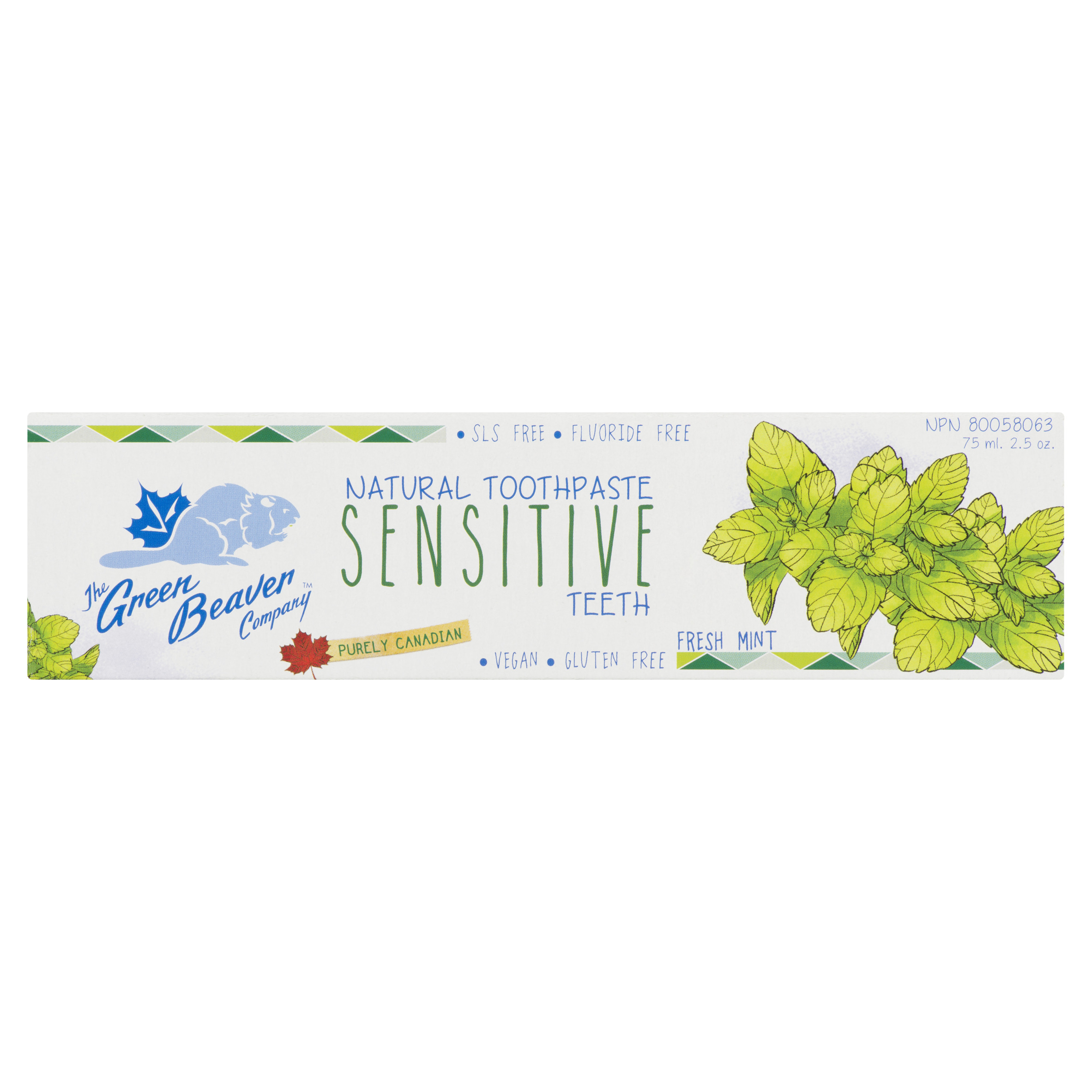 Buy The Green Beaver Vegan Natural Toothpaste Sensitive Teeth Fresh ...