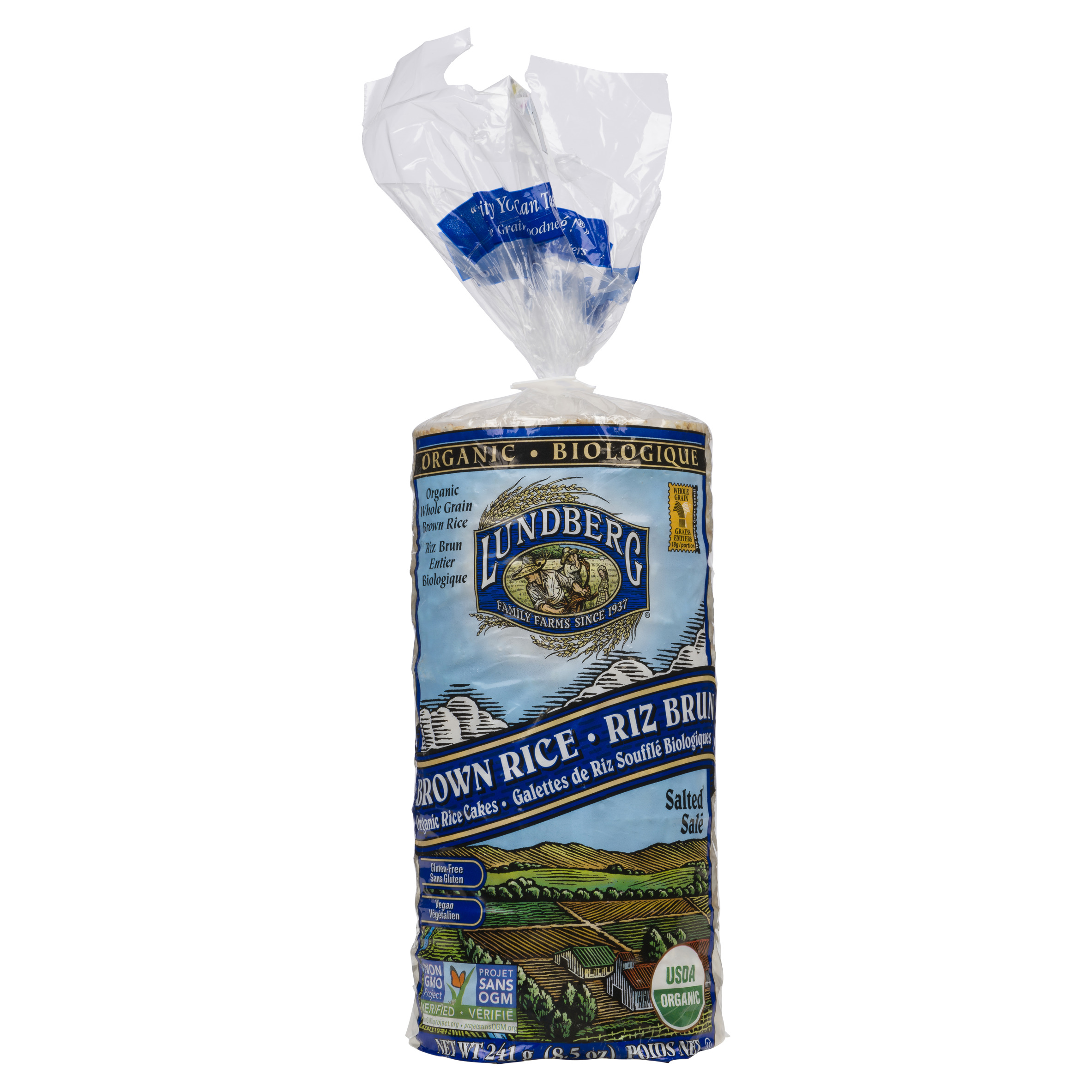Lundberg Family Farms Organic Brown Rice Cakes Salted 241 g