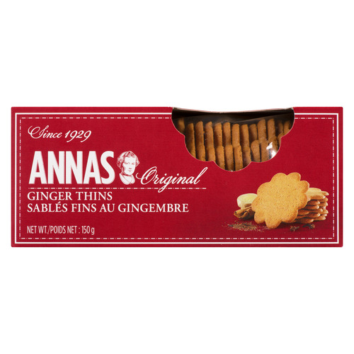Annas Cookies Ginger Thins