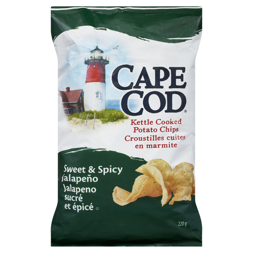 Cape Cod Kettle Cooked Potato Chips Jalapeno Sweet & Spicy