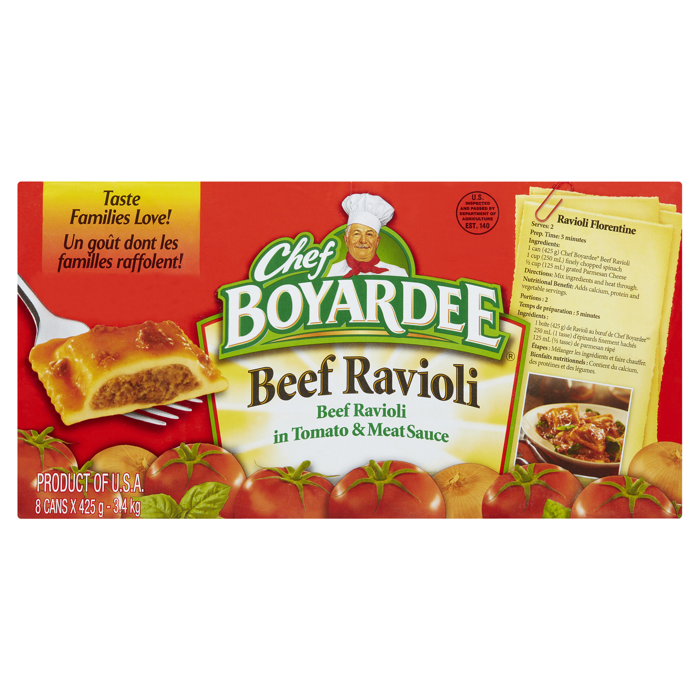 Chef Boyardee Beef Ravioli