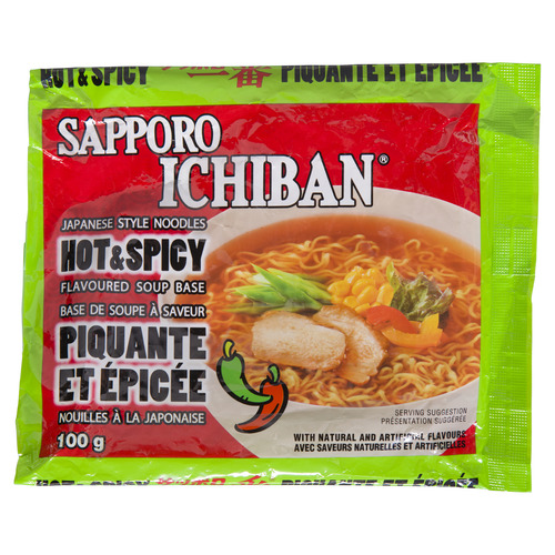 SAPPORO Ichiban Hot & Spicy Japanese Style Noodles