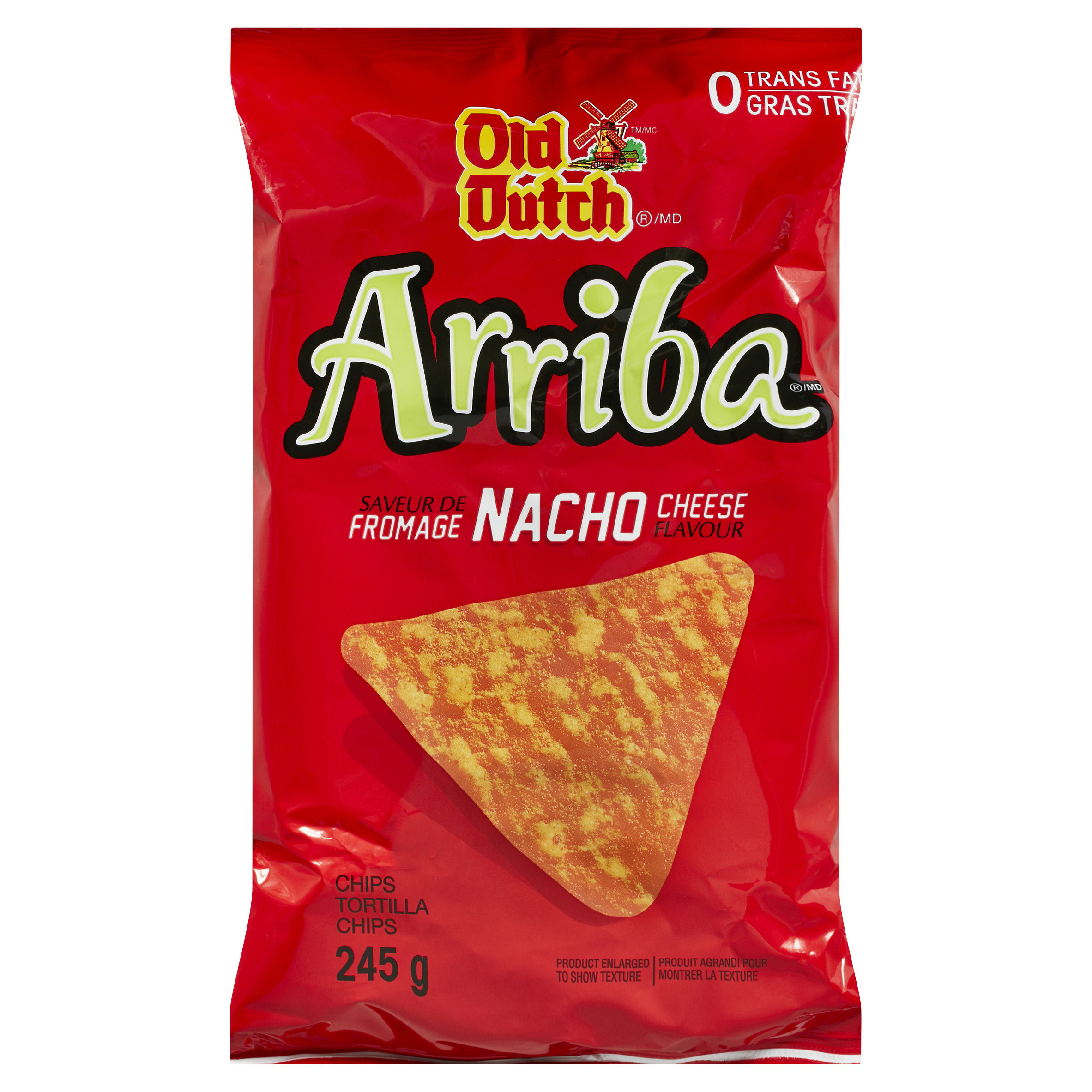 Old Dutch Arriba Tortilla Chips Nacho Cheese