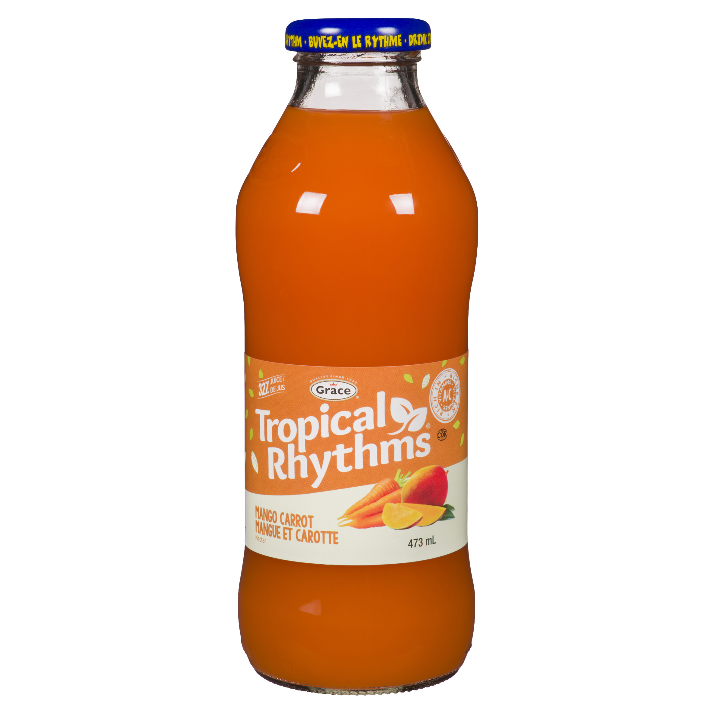 Buy Grace Tropical Rhythm Mango Carrot Nectar 473 ml | Sobeys Inc.