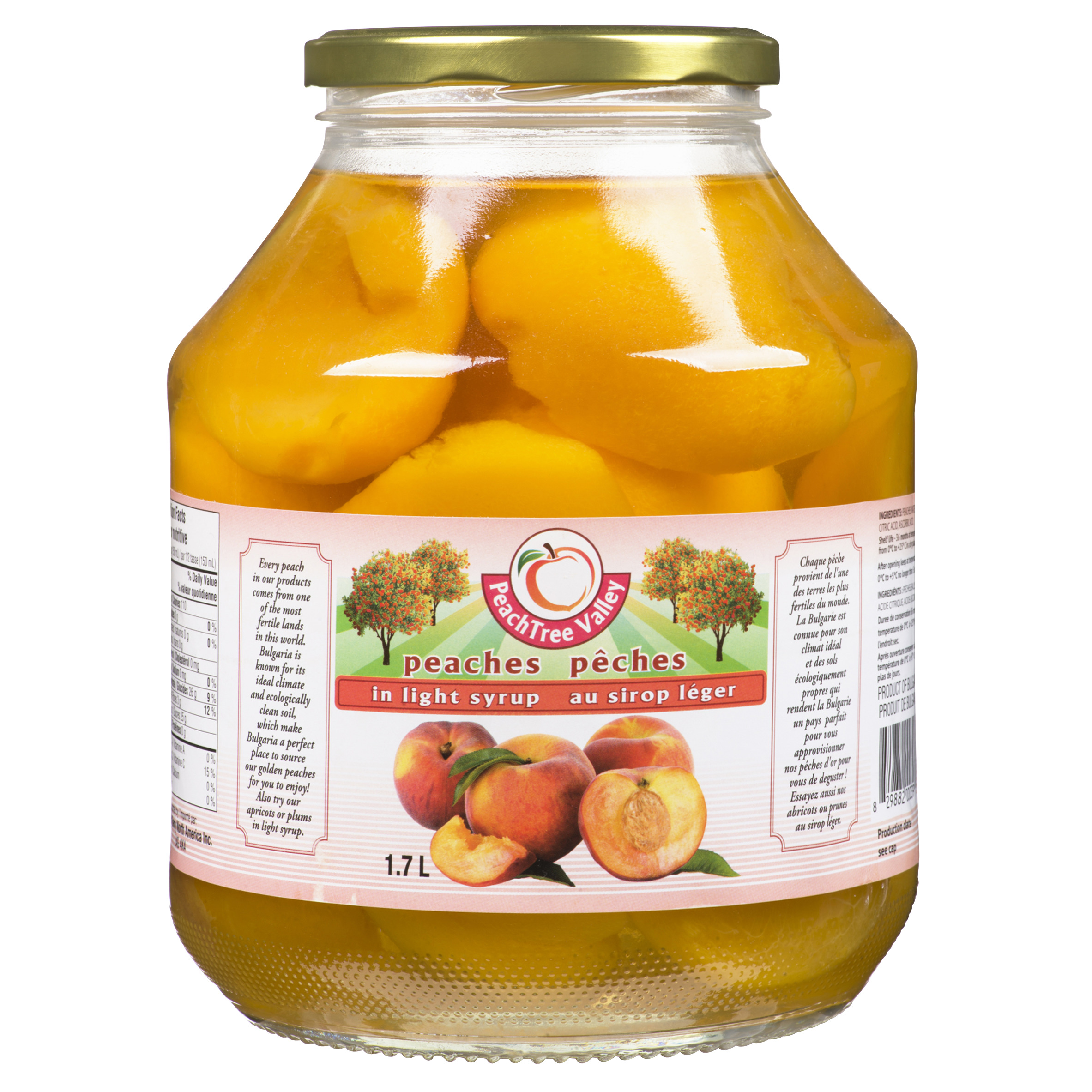 Peach Tree Valley Peaches In Light Syrup