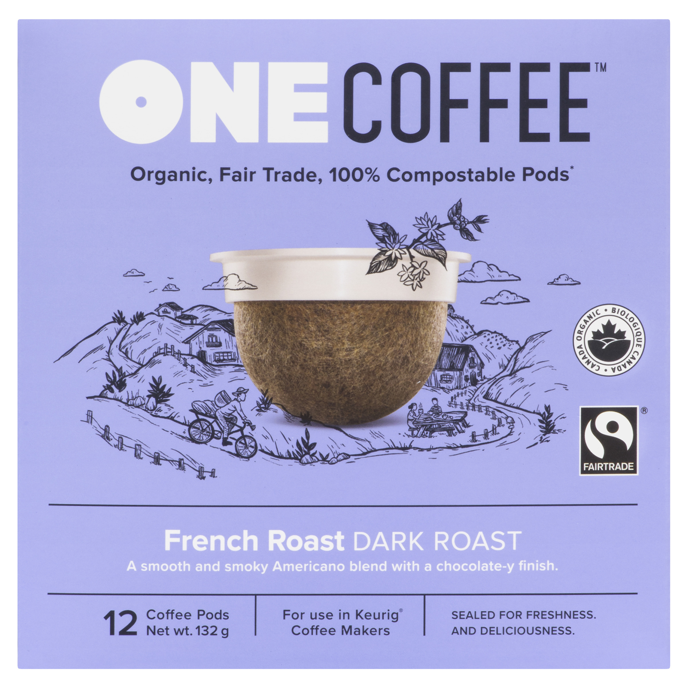 One Coffee French Roast Coffee Cups