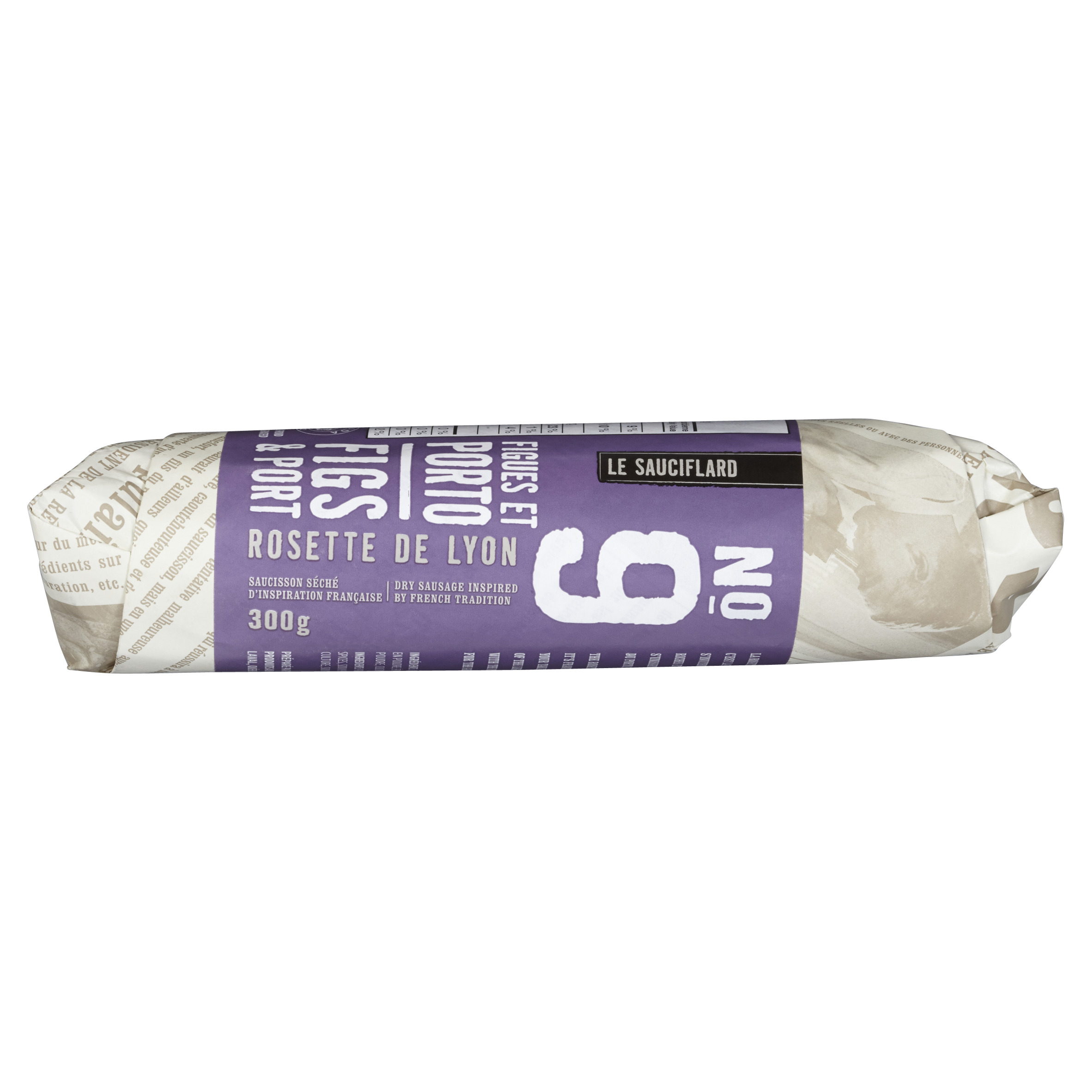 Buy Le Sauciflard Salami Rosette De Lyon Figs & Port 300 g