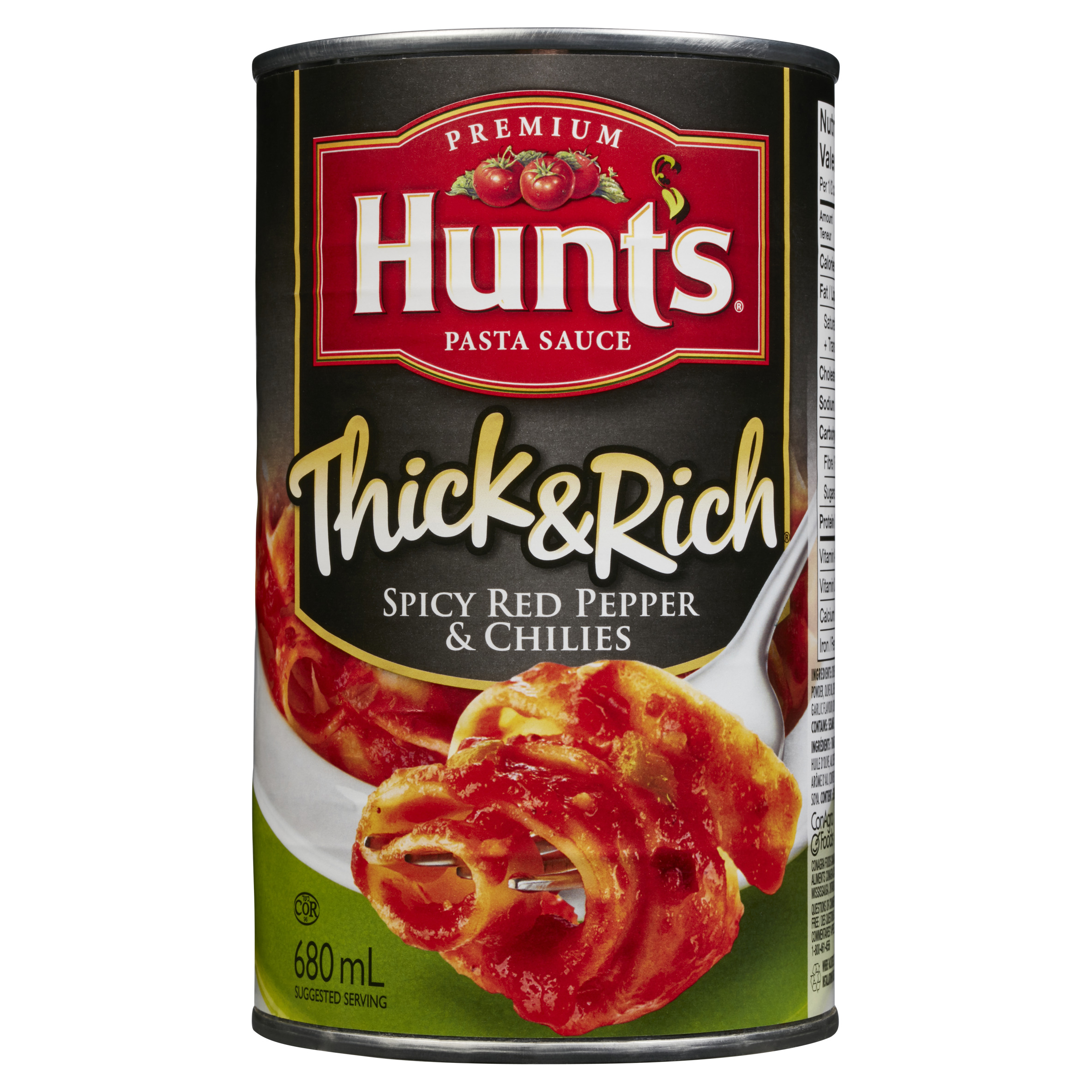 Hunt's Pasta Sauce, Thick & Rich Spicy Red Pepper Chilies