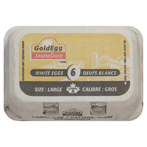 GoldEgg Gold Egg White Eggs
