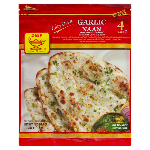 Deep Garlic Naan
