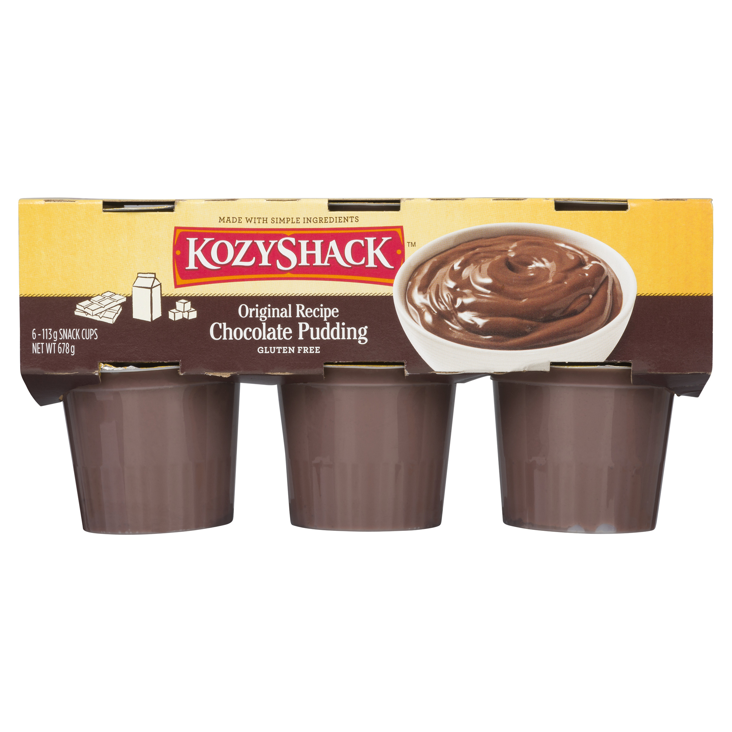 Buy Kozy Shack Gluten-Free Pudding Chocolate 6 x 113 g | Sobeys Inc.