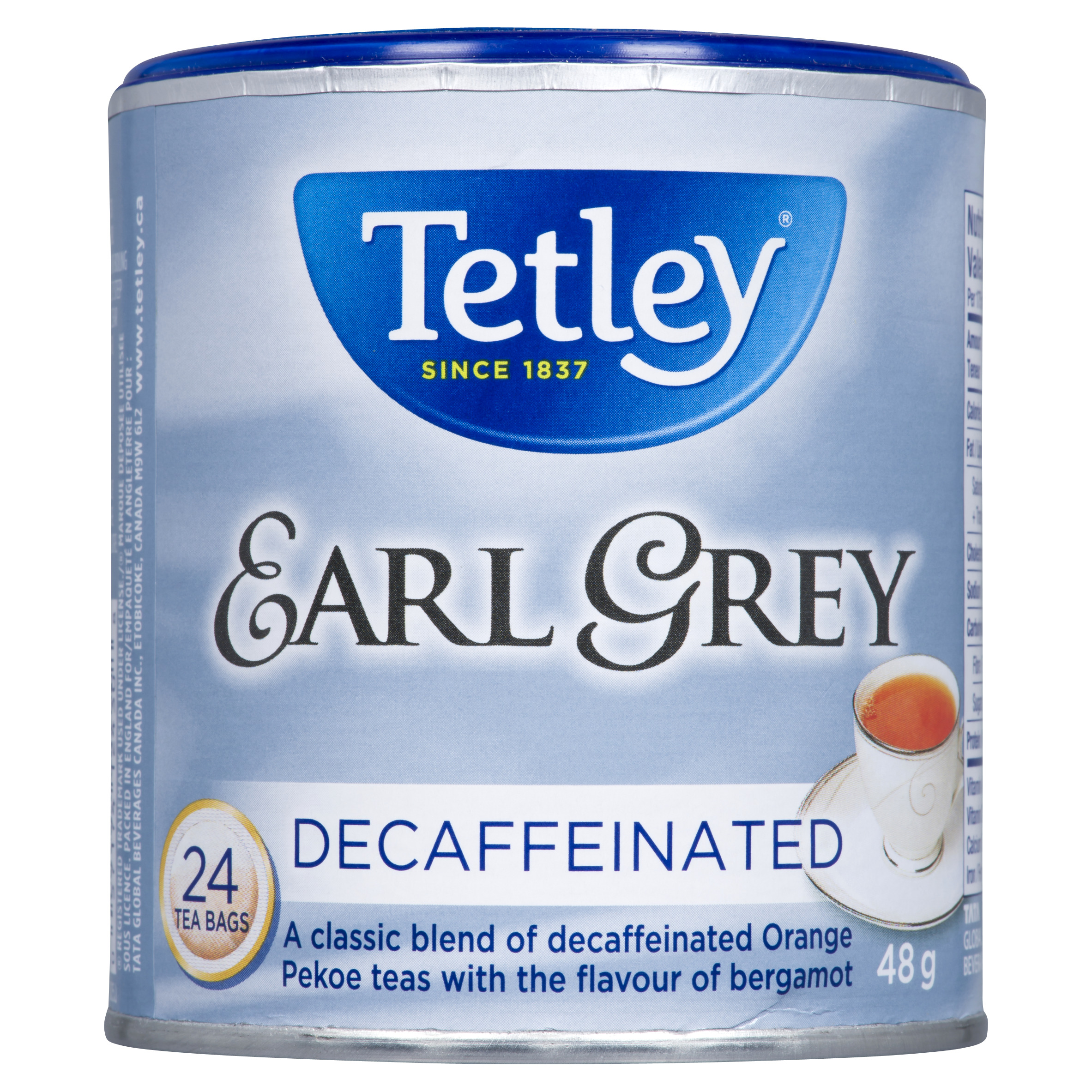 Buy Tetley Tea Earl Grey Decaffeinated Orange 24 Tea Bags | Safeway Canada