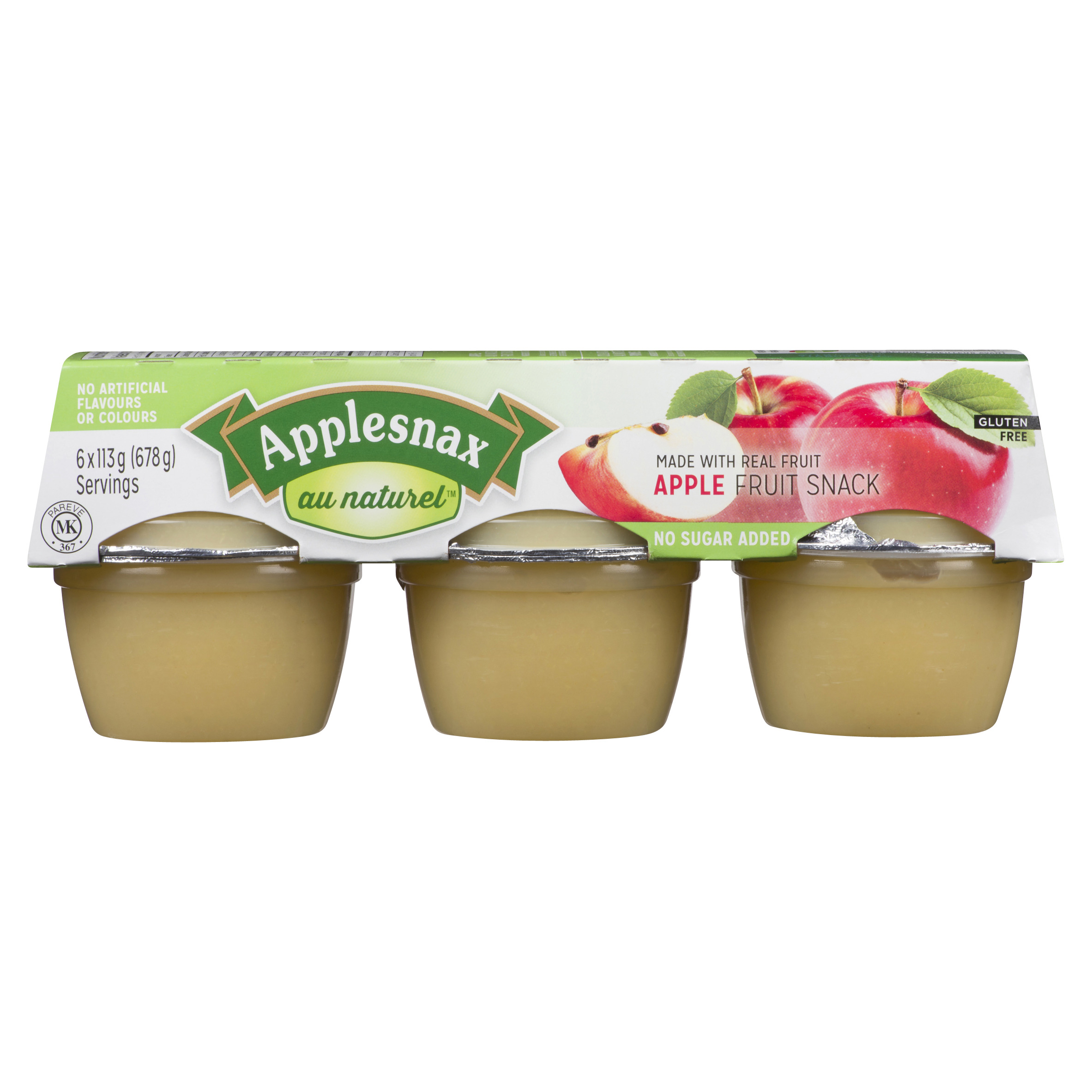 Applesnax Gluten-Free Fruit Snack Unsweetened Apple