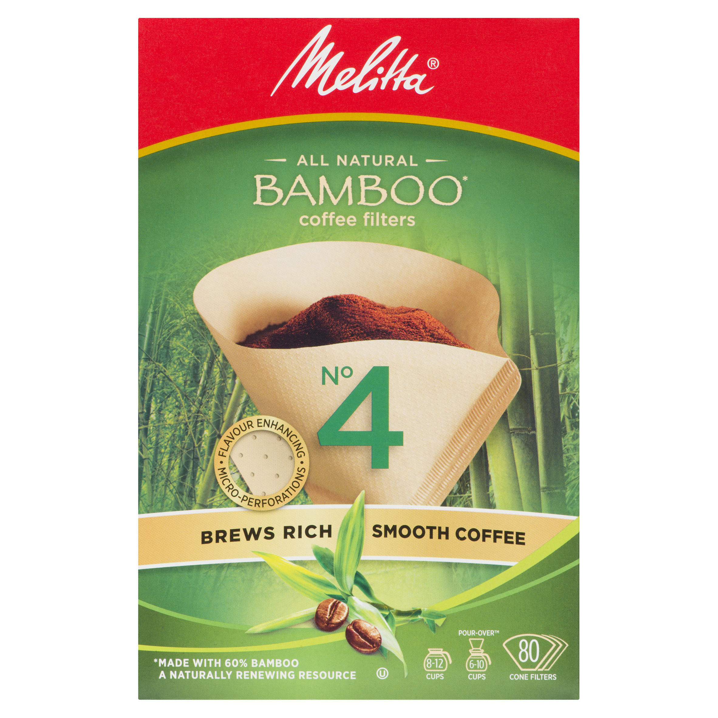 Melitta No 4 Coffee Filters