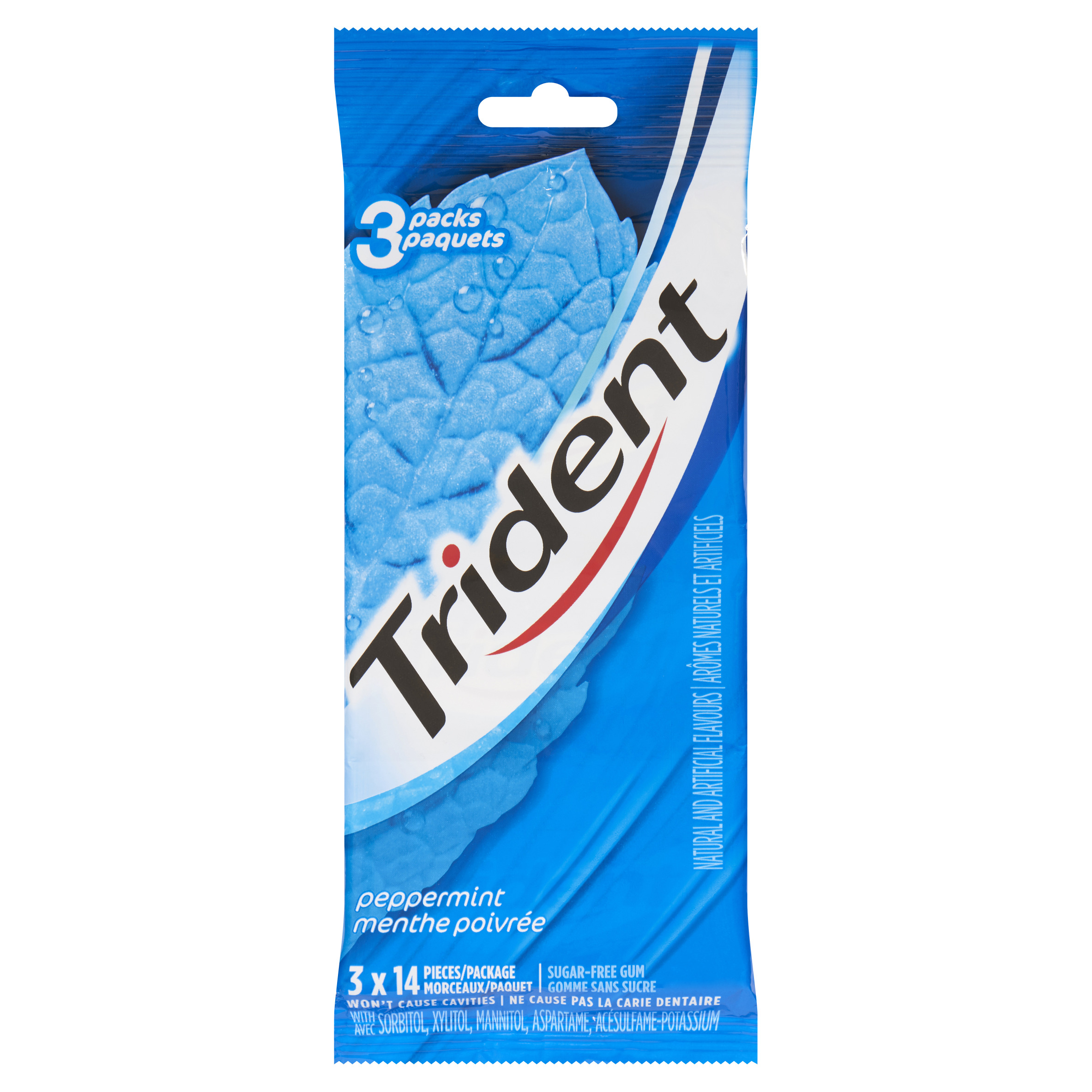 Trident Gum Sugar Free Peppermint