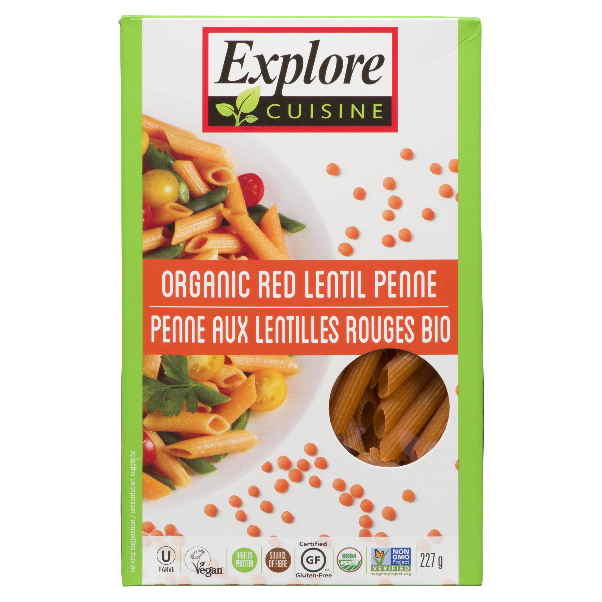 Buy Explore Cuisine Organic Gluten-Free Penne Red Lentil 227 g
