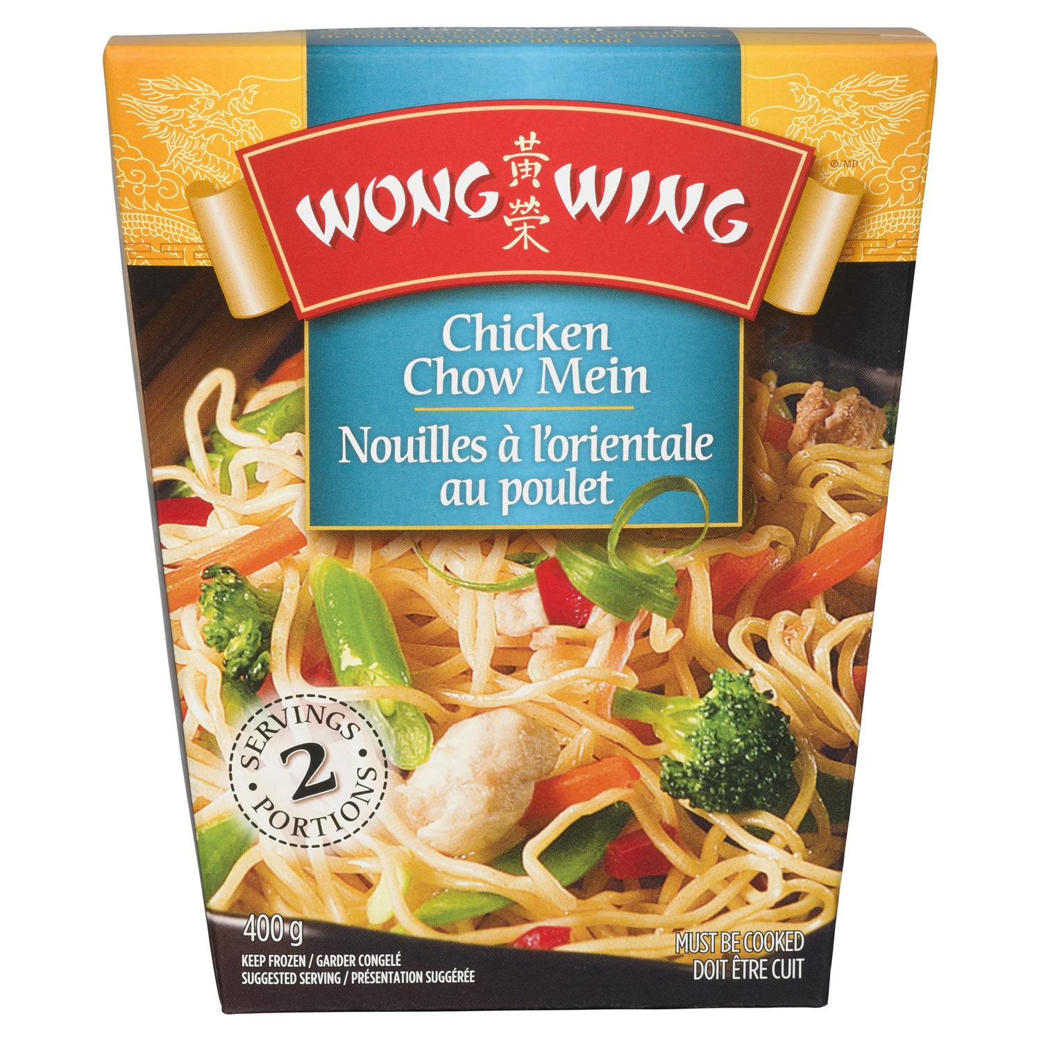 Buy Wong Wing Frozen Chicken And Oriental Noodle Chow Mein 400 g | FreshCo