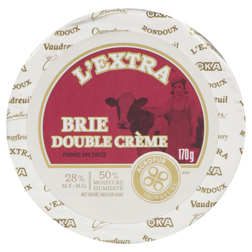 Agropur Signature L'Extra Double Cream Brie Cheese