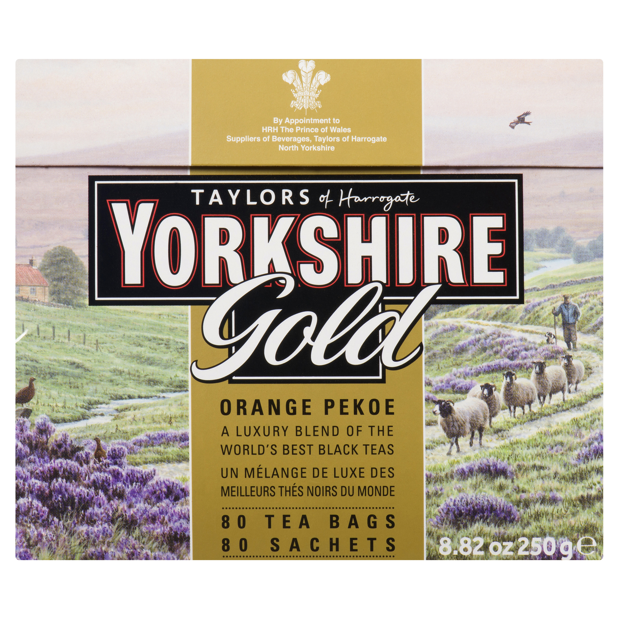Buy Taylors Of Harrogate Black Tea Yorkshire Gold 80 Tea Bags