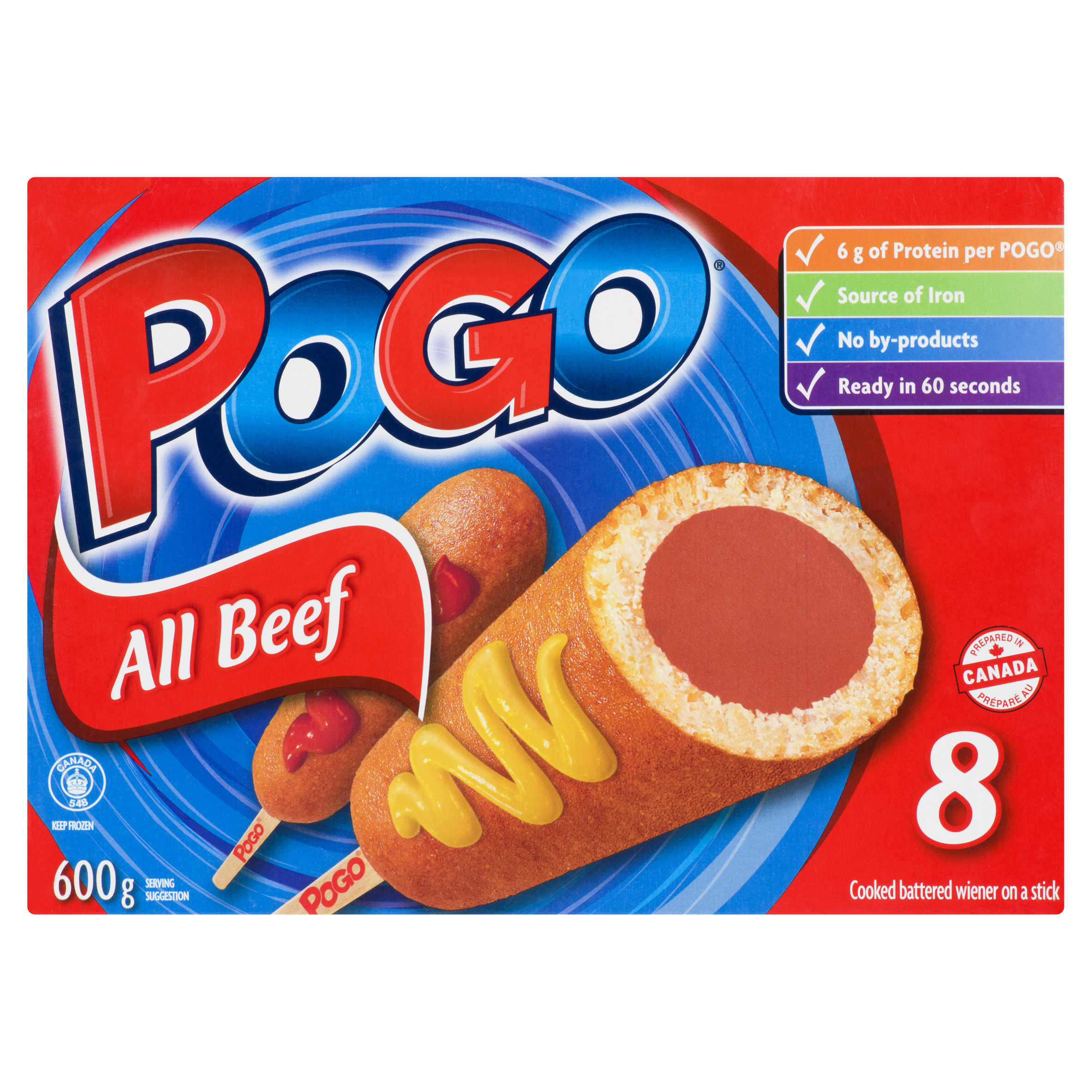 Buy Pogo Frozen Corn Dogs All Beef 8 x 75 g | FreshCo