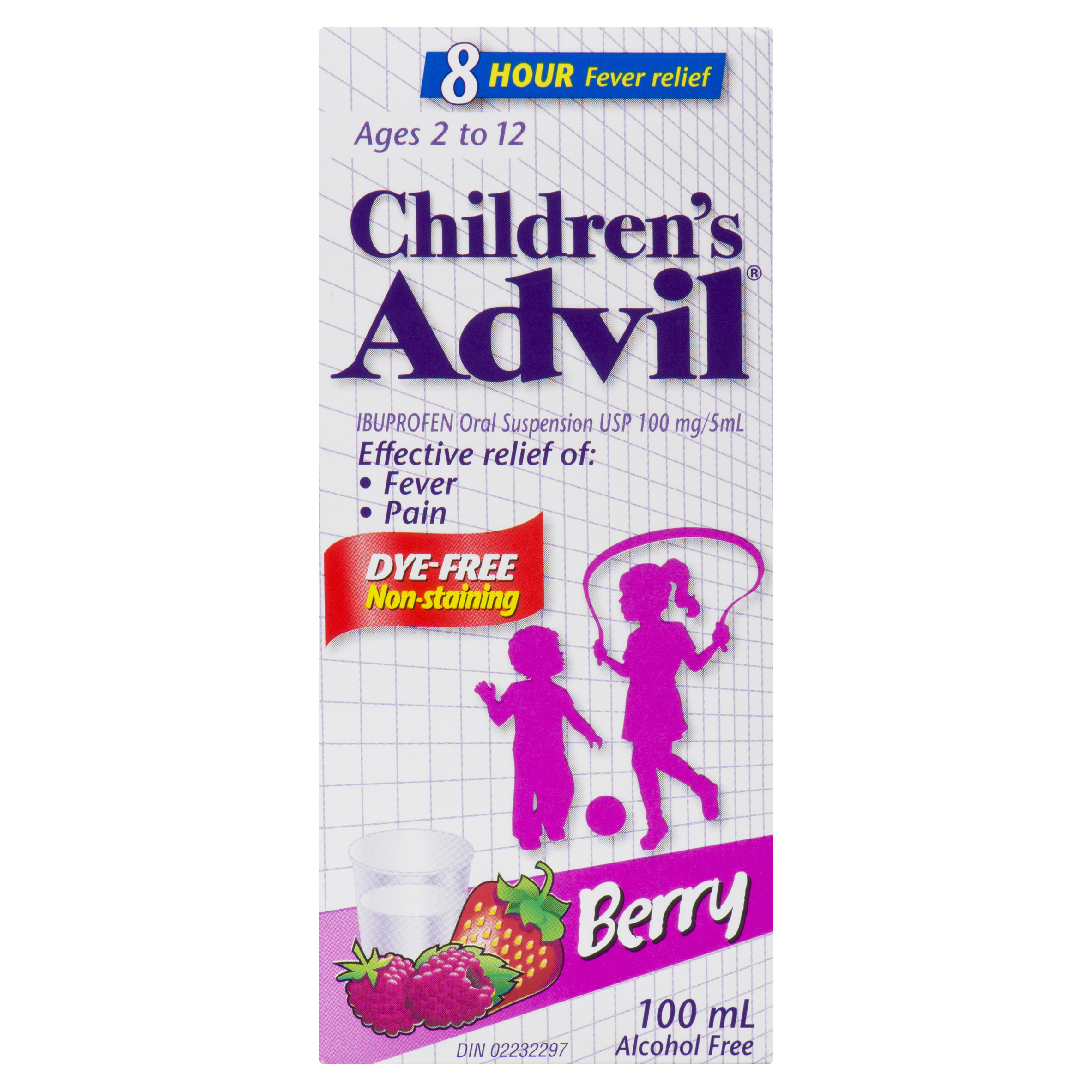 Children's Advil Oral Suspension Dye Free