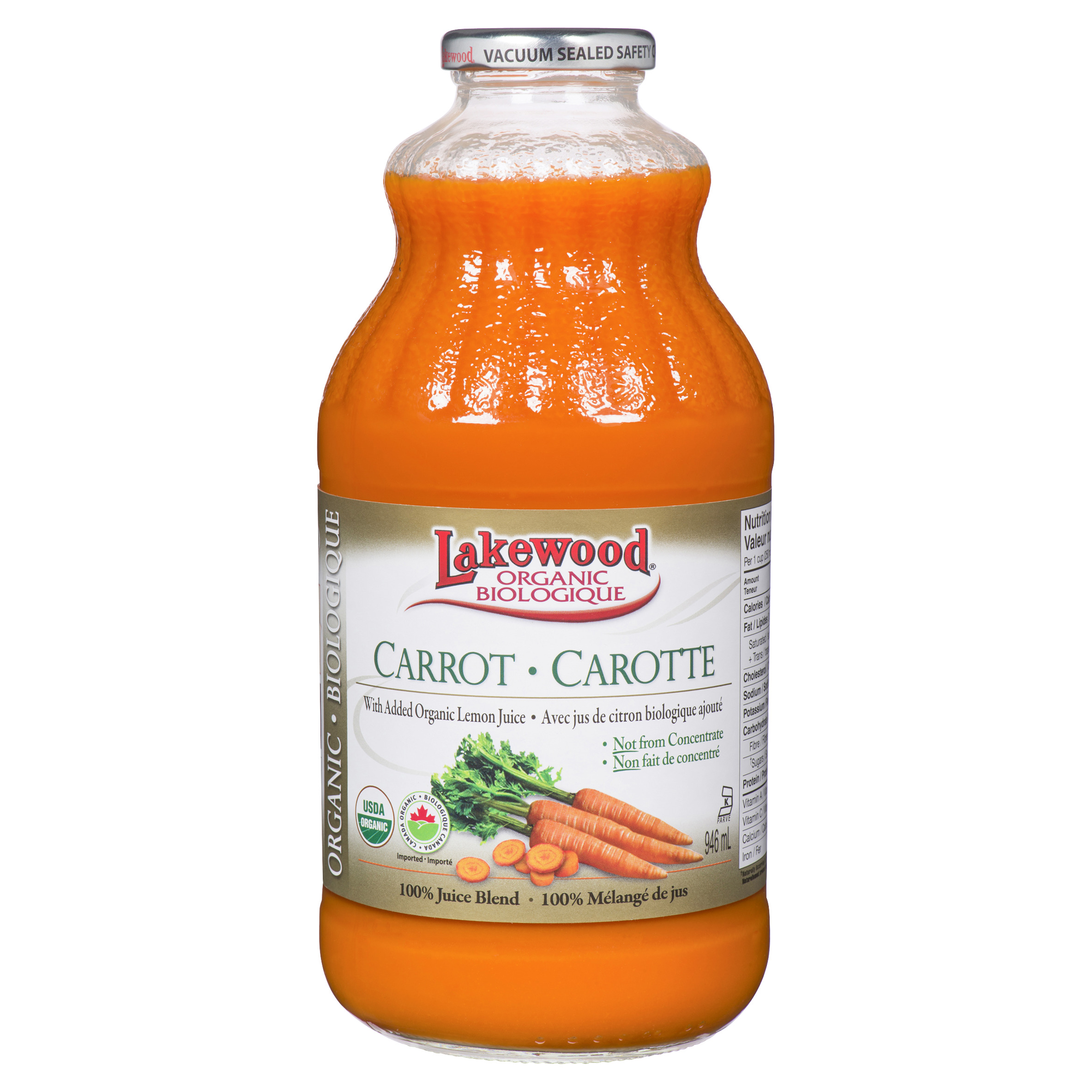 Lakewood Organic Lemon Juice Carrot