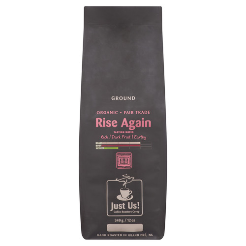 Buy Just Us! Organic Ground Coffee Rise Again 340 g | Sobeys Inc.