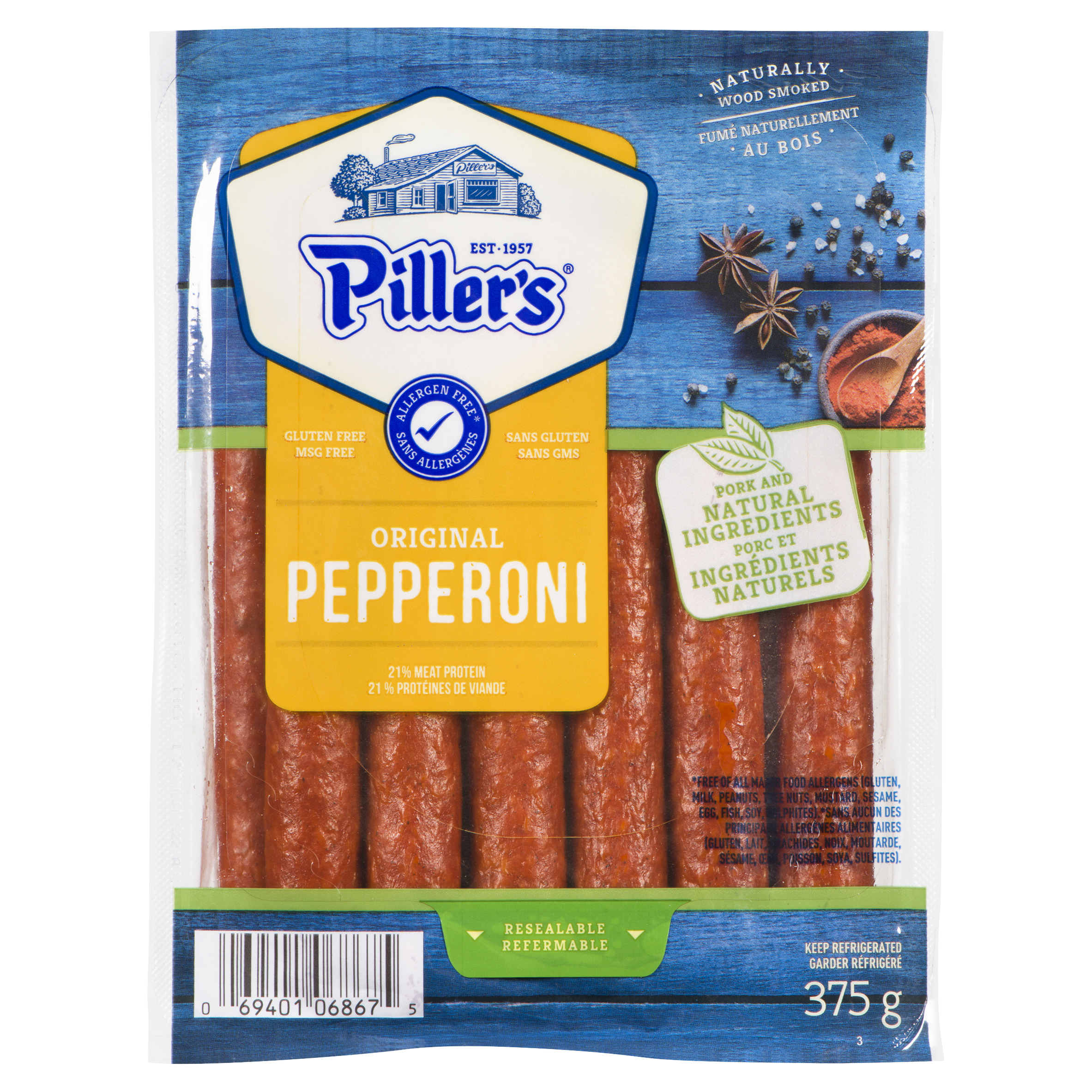 Piller's Pepperoni with Natural Ingredients